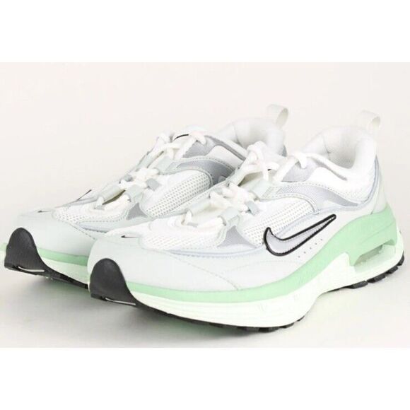 Nike DH5128-103 Women Sz 9.5 Air Max Bliss Lifestyle Shoes White/Silver/Green - Picture 3 of 7